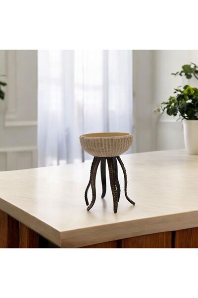 Softyline Μπολ τραβερτίνης με πόδια χταποδιού