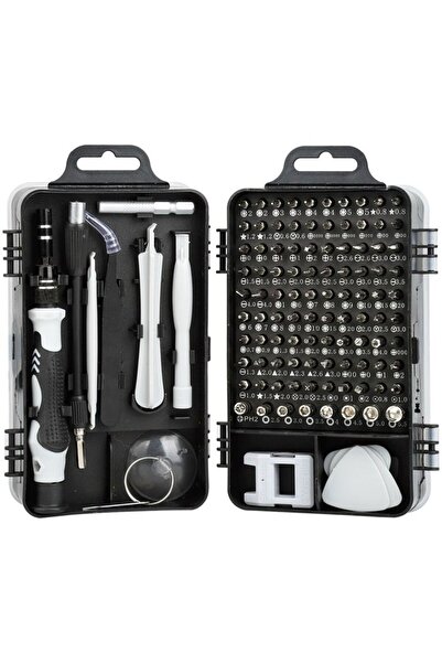 REKOTOOLS -115-IN-1 Elektronik Hassas Tornavida Seti Taşınabilir Çantalı