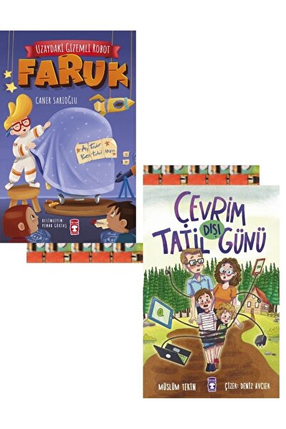 Timaş Çocuk Uzaydaki Gizemli Robot - Faruk Çevrim Dışı Tatil Günü 2kitap