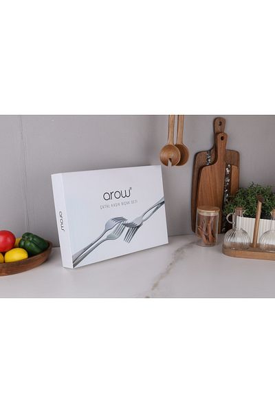 AROW Luna 12 Person 72 Piece Fork Spoon Knife Set