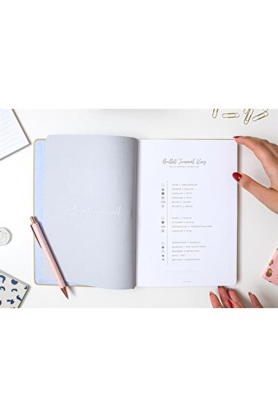 Le Color 17X24 Linen - Dotted Bullet Journal Notebook Elephant