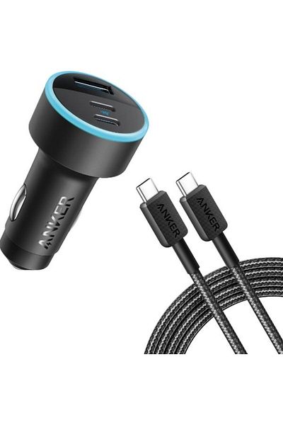 Anker | 67W Car Charger Bundle | Color Black
