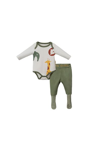 TİJK Baby Boy Animal Set with Self Socks