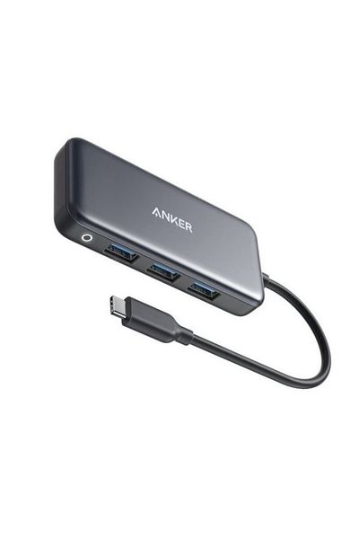 Anker Premium Hub Adapter | 4 in 1 Multiport | USB C Cable | A8321HA1-A | Gray Color