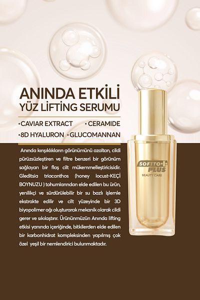 Softto Plus 50 ML Aninda Effective Face Lifting Serum