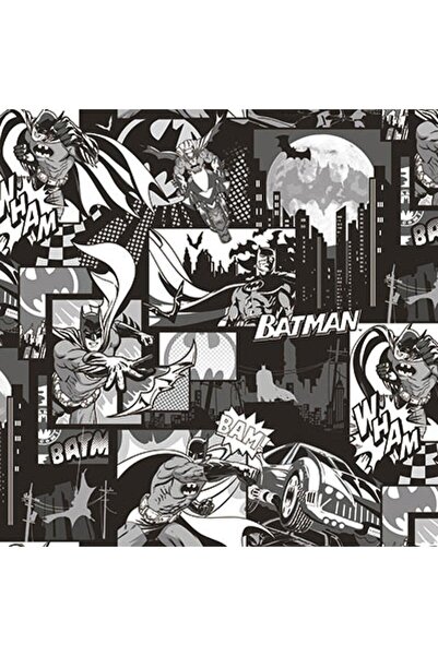 Adawall 8917 Serisi | Koyu Batman Figürlü Duvar Kağıdı / 10,6m2