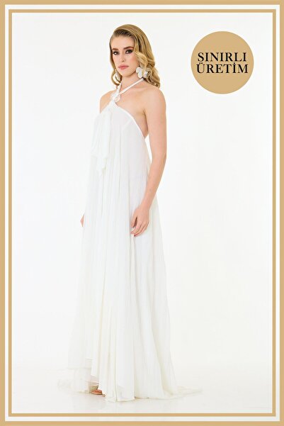 Carmen Limited Edition | MYKONOS Beyaz Uzun Elbise
