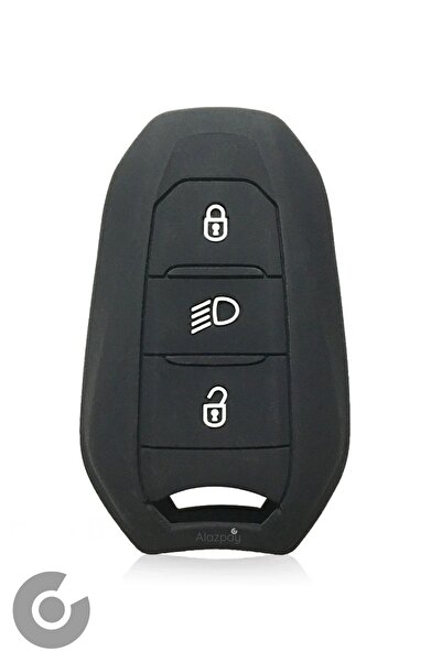 Alazpay غطاء حماية لمفتاح السيارة من السيليكون لبيجو 2008 3008 4008 5008 208 ...