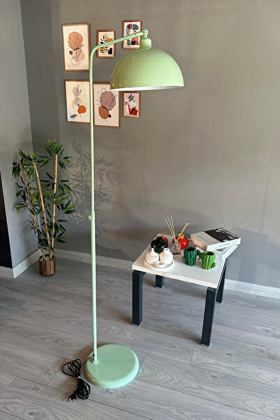 Bamyum Lambader Hareketli Başlık Modern Dekoratif Metal Oturma Odası Çalışma Odası Zemin Lambası