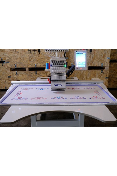 Fortex Tek Kafa Çeyiz Nakış Makinesi 700x1300 1200 Devir