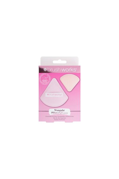 Brushworks Triangular Pillow Puff Duo