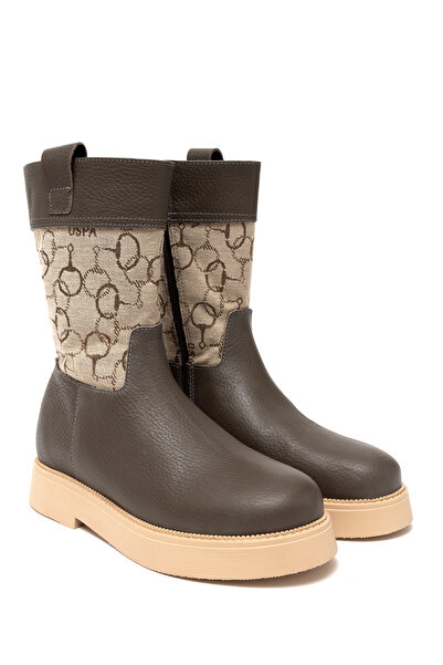 U.S. Polo Assn. Women's Beige Boots 50259605 -Vr011