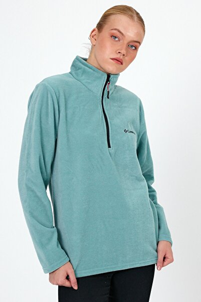 MAXIMILLIAN Çağla Renk Yarım Fermuarlı Kadın Polar 1207 - Çağla