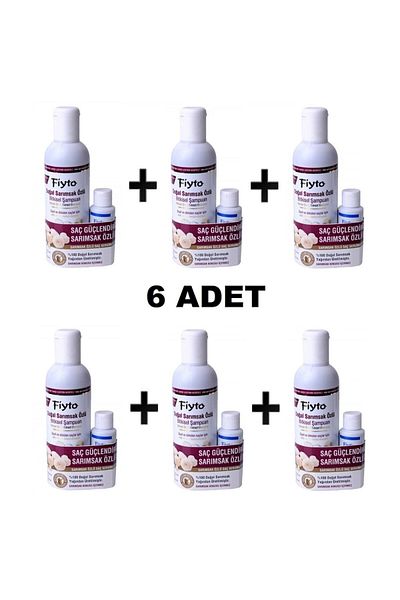Fiyto Natural Garlic Extract Shampoo 6 X 500 ml + Lotion 6 X 75 ml