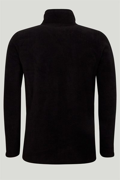 MAXIMILLIAN Black Color Zippered 3 Pockets Softshell Polar 5625 - Black
