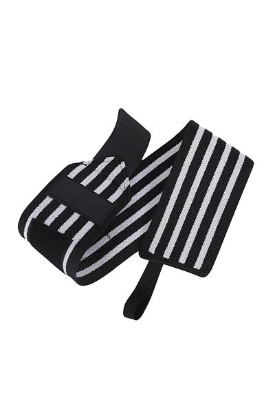 Endless Stretchable Wristband Strap Single Thumb Loop | Black | Material: Nylon And Polyester