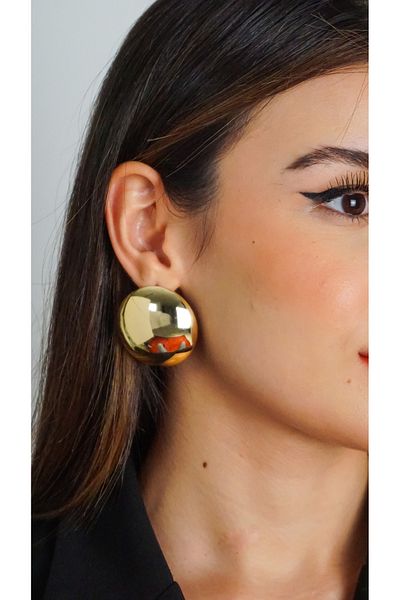 TRENDTAKI Large Round Earrings 0025