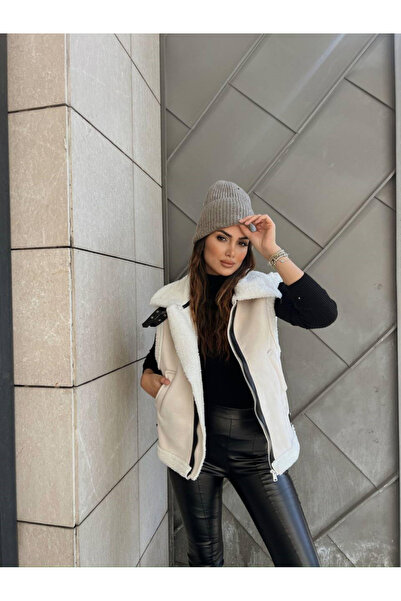 Genel Markalar Sals İçi Peluş Kaplama Nubuk Yelek