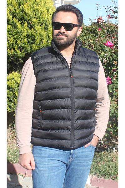 avese Oversized Inflatable Vest - Hooded