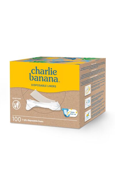 Charlie Banana Yikanabilir Bebek Bezi Aksesuarlari- Liner ic bez
