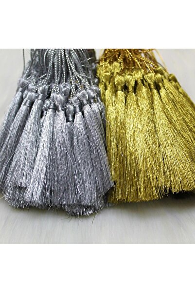 ipekhobi 6 Cm İp Püskül 100lü Paket gold