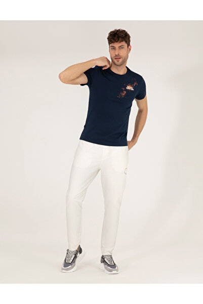 Pierre Cardin Ekru Slim Fit Eşofman Altı 50264871-VR019