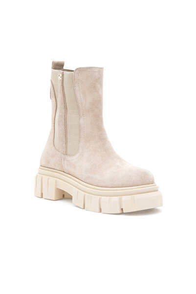 U.S. Polo Assn. Kadın Bej Süet Bot 50297258-VR011