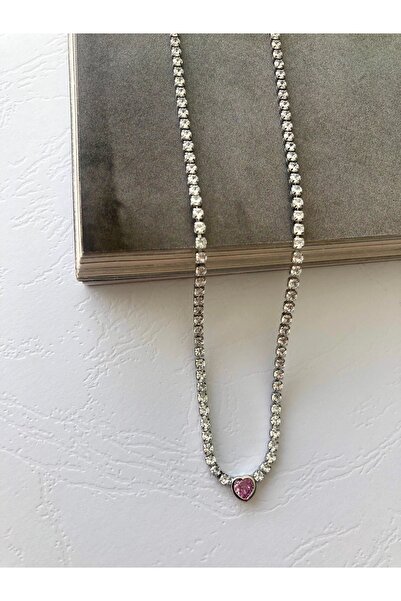 2 mm Pembe Kalpli Su Yolu Kolye
