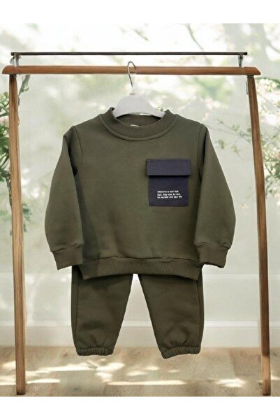 Zekids Boy's Cotton Thin Long Sleeve Tracksuit Set