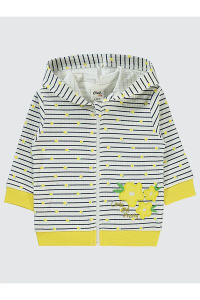 Civil Baby 6-18 Months Baby Girl Yellow Cardigan