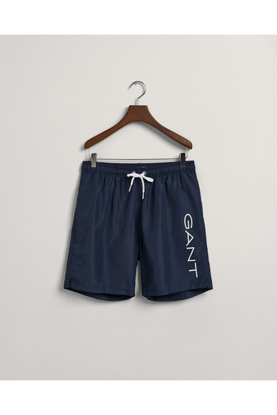 Gant Erkek Lacivert Logolu Mayo Şort