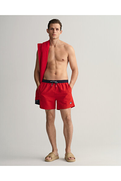 Gant Erkek Kırmızı Mayo Şort