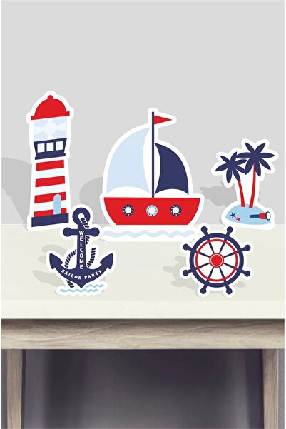 abjad عيد ميلاد تحت عنوان بحار * طقم سطح الطاولة (ورقي)