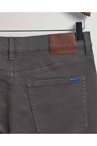 Gant Erkek Gri Slim Fit Hayes Jean Pantolon