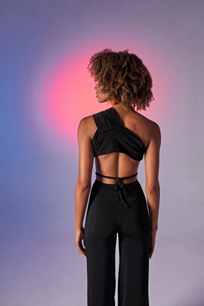 HOLLY LOLLY Beatrice Crop Black