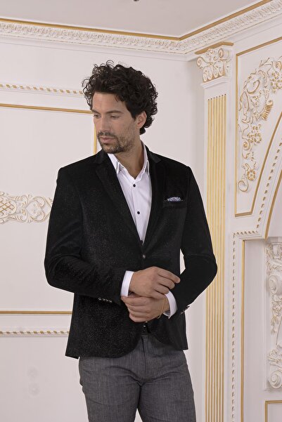 Mondo Siyah Parlak Ceket