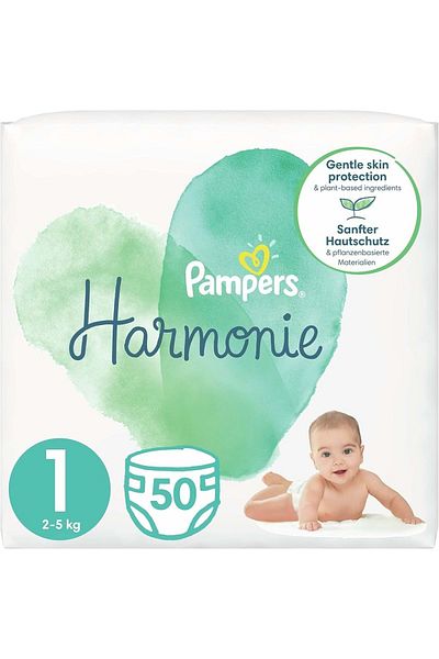 Prima Pampers Harmonie Baby Diapers - 2-5kg, 100 Pieces, Economical Ultra Deal