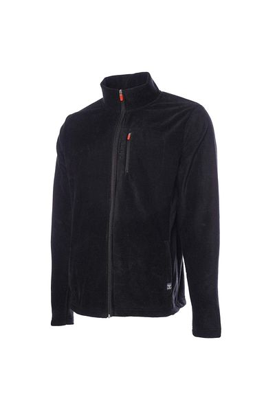 hummel Ανδρικό μαύρο γιακά μπουφάν Deslan Fleece