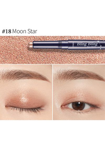 ETUDE 18 Moon Star Bling Bling Eye Stick - Shimmer and Lasting Eye Shadow (Vi̇onine)