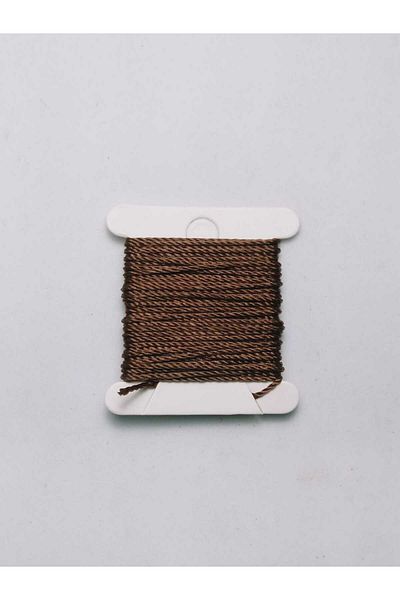 Eskişehir hobi sanat 0,8 mm 3 μέτρα κλωστή χάντρες προσευχής Καφέ καφέ χρώμα