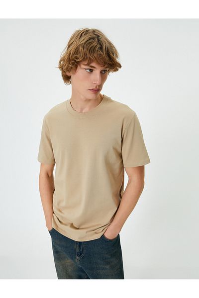 Koton Basic T-Shirt Crew Neck Short Sleeve Cotton