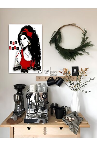 icase Amy Winehouse Singer Decor Concept Tablo MDF Print