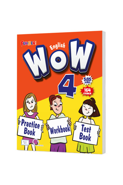 fenomen okul WOW 4 PRACTICE BOOK + WORKBOOK + TEST BOOK