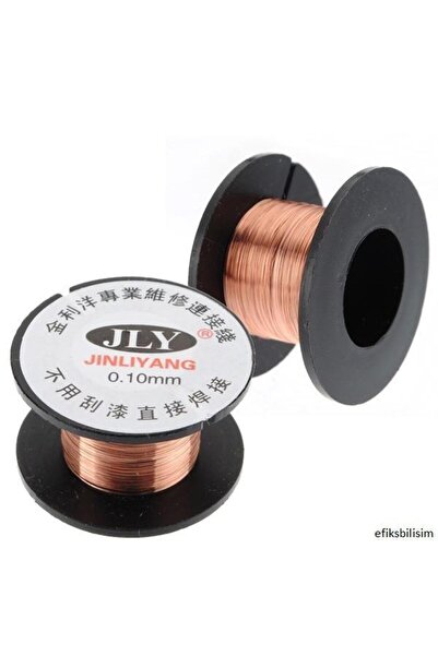 efiksbilisim JLY 0,01 MM BOBİN YOL ATMA ÇEKME TELİ