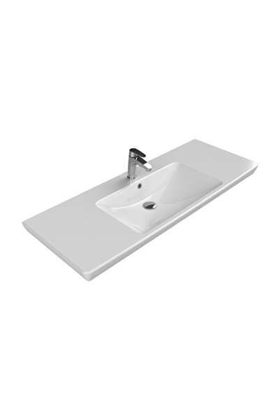 Turkuaz Cerastyle Porto D Etajerli Lavabo 125 Cm (Derınlık 48 Cm)