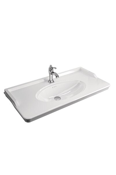 KALE Artdeco 100Cm Etajerlı Lavabo