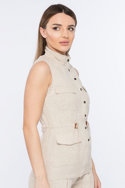 RİNA Vintage Tropics Jacket Beige