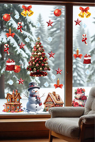 Aysprint Αυτοκόλλητο τοίχου από γυαλί με μοτίβο λουλουδιών και αστεριών για τ...