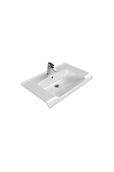 Turkuaz Cerastyle Anova Etajerli Lavabo 80X50Cm