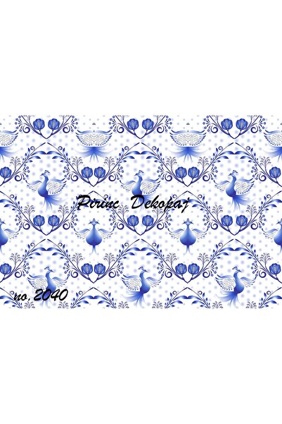 LİNEART ورق ديكوباج نحاسي Lineart رقم: L2040- 29x42 سم